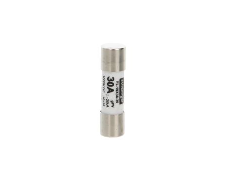 WKŁADKA TOPIKOWA CYLINDRYCZNA 10x38MM 1000V DC 30A