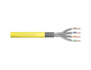 Kabel teleinformatyczny S/FTP kat.7A LS0H drut żółty Dca DK-1743-A-VH-1 /100m/