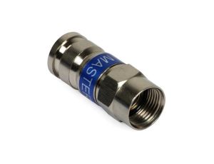 Złącze kompresyjne typ F dla kabla RG6 MASTER, niebieski F6/MASTER