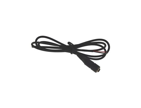 Gniazdo zasilające DC 2,1/5,5 mm złącze proste na kablu 1m