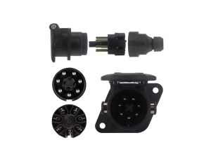 Gniazdo naczepowe do systemu EBS/ABS 7-pin 24V skręcane