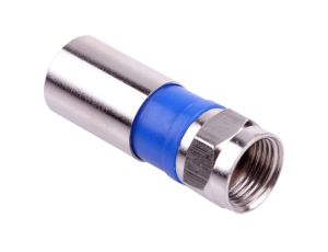 Wtyk antenowy F kompresyjny na przewód Triset-113 TC6 Trishield 3SH75 RG6