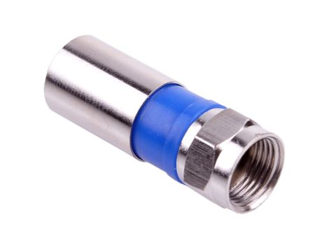 Wtyk antenowy F kompresyjny na przewód Triset-113 TC6 Trishield 3SH75 RG6