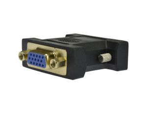 Przejście Adapter DVI / SVGA (wtyk DVI-I 24+5-pin / gniazdo D-Sub 15-pin)