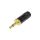 REAN Wtyk Audio AUX mini Jack 3,5mm Mono na kabel do 4,5mm pozłacany czarny NYS226BG