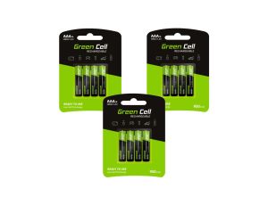 Akumulator Ni-MH R03 AAA 950mAh 1,2V GREEN CELL BLISTER 16 sztuk