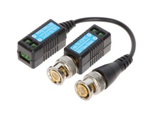 Transformator wideo TR-1CD 8Mpx 4K BNC - BNC na kabel UTP Komplet