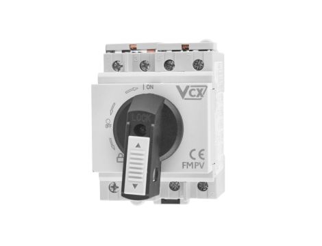 Rozłącznik izolacyjny obrotowy 4P 32A 1200V DC PV VCX