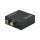 Konwerter Audio cyfrowo-analogowy RCA Cinch / TOSLINK - 2x RCA Cinch / mini Jack 3,5mm aktywny czarny