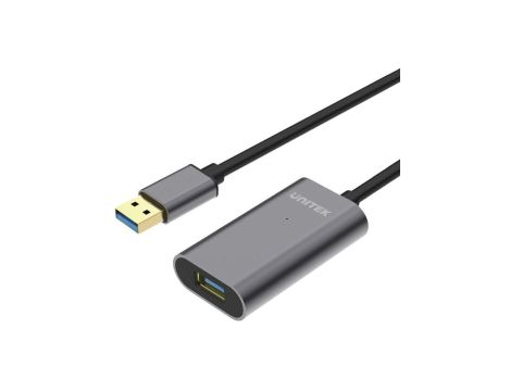 UNITEK Kabel przedłużacz aktywny USB 3.0 A (wtyk / gniazdo) 5m ze wzmacniaczem