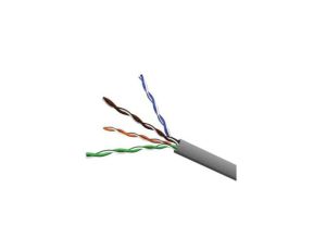 Kabel U/UTP Kategoria 5e, 4 pary, PVC, Szary CAA-00184 /305m/