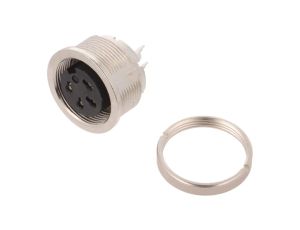 Złącze: M16 gniazdo żeńskie lutowanie PIN: 4 6A 250V proste 09 0312 00 04