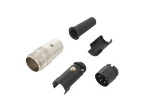 Złącze: M16 wtyk męskie lutowanie na przewód PIN: 4 6A 250V 09 0309 00 04