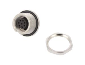 Złącze: M9 gniazdo żeńskie Pokrycie: złocony 125V IP67 PIN: 8 09 0428 90 08