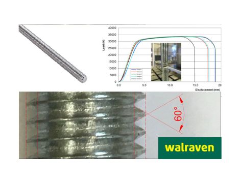 BIS Pręt gwintowany M12 1m stal nierdzewna / 6307012 /
