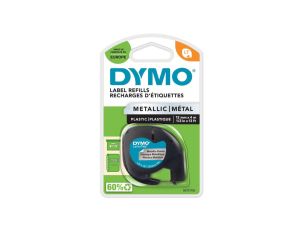 Taśma DYMO LT plastikowa 12mm / 4m metalizowana 91208