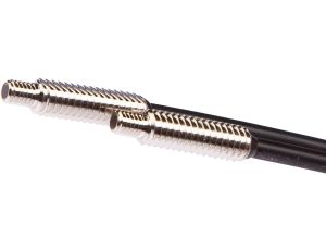 Bariera światłowodowa, 2m, głowica: mosiądz dł. 14 M2.6 M2.6x0.45 M4x0.7, osiowe wyjście światła , LS208050