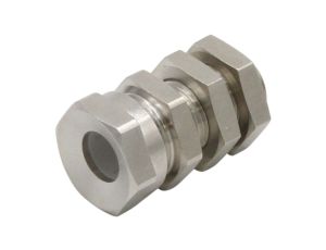 Akcesoria czujnik, tuleja zaciskowa, M12x1 dł. 32, mosiądz Biały brąz, AY000155