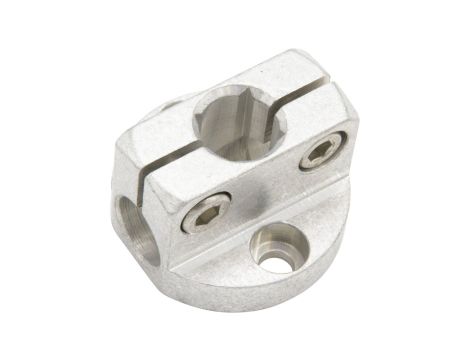 Akcesoria czujnik, uchwyt zacisku nożnego, Ø38mm 25wys, aluminium, AY000161