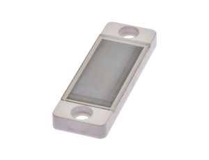 Akcesoria laser, reflektor, 6x59x20mm, otwór na śrubę, 2xØ4,5mm, -40-70C, IP67, PMMA+PMMA, AP000035