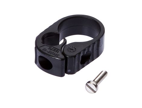 Akcesoria magnetyczne, klips montażowy, 34x22x10mm, rozpiętość 16,5-17,2mm, polioksymetylen (POM), AM000014