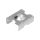 Akcesoria optyczne, klips montażowy, stal, srebro Mocowanie do oprawy LED, 1 szt., AO000259