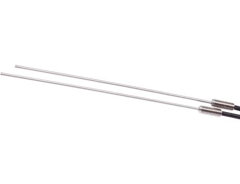 Bariera światłowodowa, 2m, głowica: Stal nierdzewna M4x0,7 Ø1,2, 70mm elastyczna, LS208051