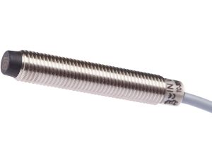 Czujnik indukcyjny, M8x1 dł. 50, Sn: 3, 10-30V DC, PNP NO, Kabel 5m PVC, IP67, V2A, IN080101
