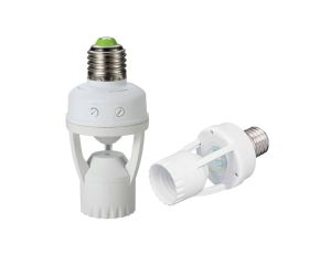 Oprawka żarówki E27 z czujnikiem ruchu / zmierzchu 360stopni IP20