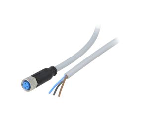 Przewód przyłączeniowy M8 -PIN 3 proste 10m wtyk 60VAC 4A YF8U13-100VA1XLEAX
