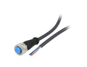 Przewód przyłączeniowy M12 -PIN 4 prosty 10m wtyczka 250VAC IP67 YF2A14-100UB3XLEAX