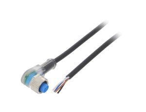 Przewód przyłączeniowy M12 -PIN 4 kątowe 2m wtyk 4A -4080C YI2A14-020UB3XLEAX