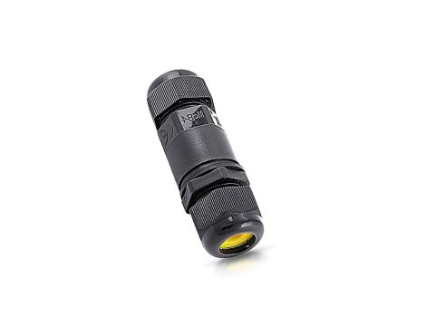 Mufa kablowa skręcana 5-9 mm2 450V 16A v2 Czarna IP68 5977