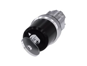 Przełącznik z kluczem Siemens 22mm okrągły metal błyszczący nr zamka SSG10 2 poz. O-I monost. kąt zał. 90st. 3SU1050-5BF11-0AA0