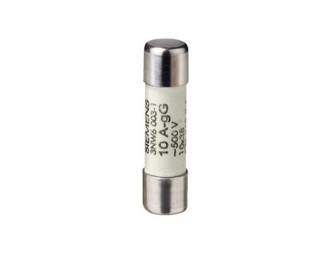 Wkładka bezpiecznikowa Sentron 10x38mm 1A gG 500VAC 3NW6011-1