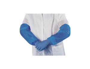 Narękawki z polietylenu 40x 20cm niebieskie MANCHBE /100szt./