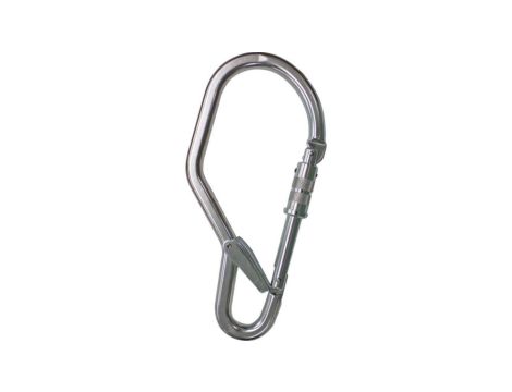 Zatrzaśnik z automatycznym blokowaniem z dużym otworem 58 mm oczko do mocowania otwierane na zapadkę ANTI AM027