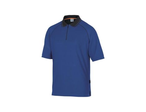 Polo z bawełny (100), 210g, zapinane na zamek pod szyją, pasuje do serii mach 2 MSPOLBLXX