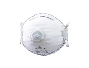 Półmaska z filtrem ffp1 z zaworem z testem dolomitowym op. 10 szt. kolor biały TETE M1100VC