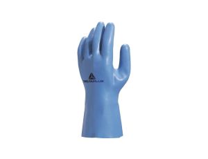 Rękawice z lateksu na wkładzie z dżerseju dł. 30 cm kolor niebieski rozmiar 8/9 MAIN VE920BL08