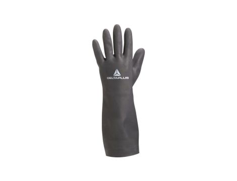 Rękawice z neoprenu flokowane dł. 38 cm gr. 075 mm kolor czarny rozmiar 8/9 MAIN VE510NO08