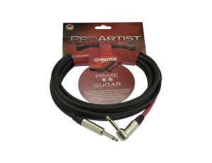 KLOTZ Pro Artist Kabel instrumentalny Audio Jack 6,3mm Mono (wtyk kątowy / wtyk) 6m