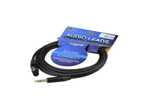 KLOTZ Kabel mikrofonowy XLR (gniazdo) / Jack 6,3mm Stereo (wtyk) 5m