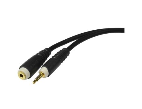 KLOTZ Przedłużacz Audio AUX mini Jack 3,5mm Stereo (wtyk / gniazdo) 3m