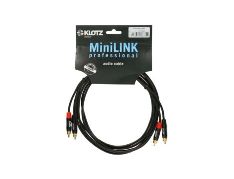 KLOTZ Kabel Audio 2x RCA Cinch (wtyk) / 2x RCA Cinch (wtyk) 6m