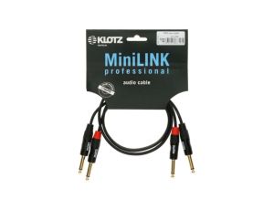 KLOTZ Kabel Audio 2x Jack 6,3mm Mono (wtyk) / 2x Jack 6,3mm Mono (wtyk) 6m