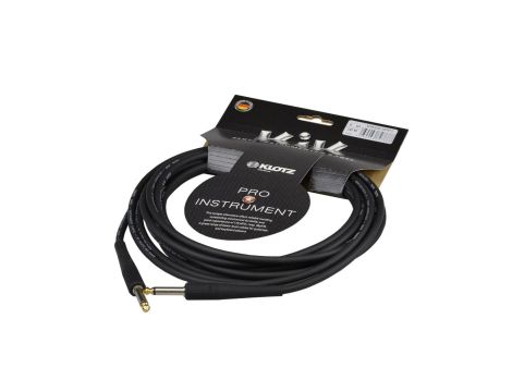 KLOTZ KIK Kabel instrumentalny złocony Audio Jack 6,3mm Mono (wtyk / wtyk) 6m