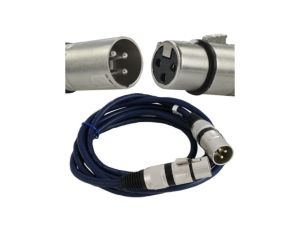 VITALCO MK06 Kabel mikrofonowy przedłużacz XLR (wtyk / gniazdo) 1m