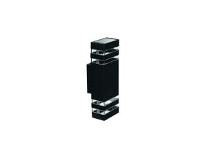 Oprawa elewacyjna OE-1S antracyt 2xgu10 podwójna szybka ELEV-DG-K-A 110x100x320