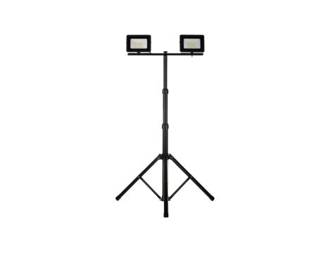 Projektor LED na statywie czarny 2x30W 2x2350lm IP65 6400K SL-S02